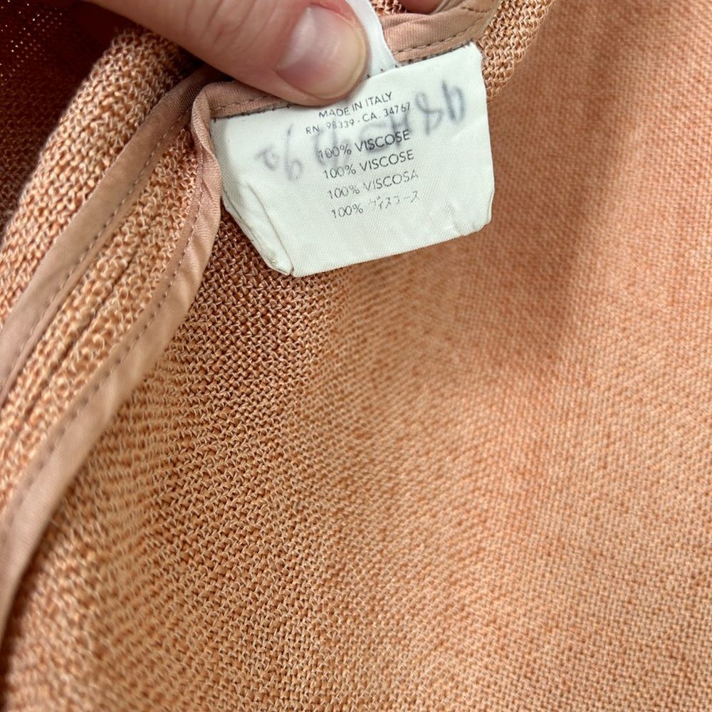 Prada Pink Textured Blazer Women Size 4 - Picture 7 of 14